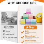 6 Pcs Fabric Storage Cubes Bins - Image 5