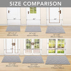 hicorfe Indoor Doormat, Front Back Door Mat TPR Backing Non Slip Mats 20"x31.5" - Image 3