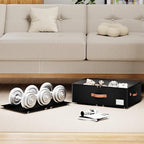 Underbed Storage With Wheels, Large Capacity 10 inches Height Storage Bins - Image 5