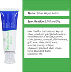 Silver Wipe Polish Cleaner Removes Surface Oxidation Tarnish from Sterling - Image 2