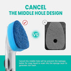 Heavy Duty Dishwand with Refills, Dish Wand Replacement Sponge Heads with Handle - Image 4