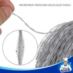 MR.SIGA Microfiber Delicate Duster, Comfortable Non Slip Handle, Detachable - Image 3