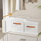 Fabric Storage Bins, 7.1 x 9.1 x 13 Inch Clothes Boxes - Image 6