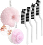 Hard Bristle Crevice Cleaning Brush & Non Scratch Soft Scrub Brush Set by fieploom