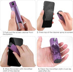 Fingerprint Proof Screen Cleaner, 3 in 1Touchscreen Mist Cleaner Spray Wipe - Image 2