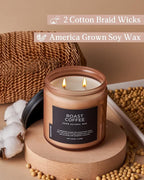 M&SENSE Coffee Candles Scented Strong, 2 Wick 11.6oz 70 Hours Burning Time - Image 3