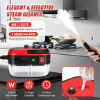 Handheld Steam Cleaner, 2500W Portable High Temp Bathroom Power Steamer - Image 5