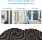2 Rolls Foam Tape Weatheratrip for Door Window Insulation, Single Sided Foam - Image 6