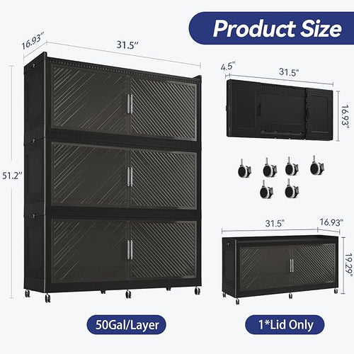 150GAL Extra Large Storage Bins - Image 2