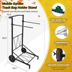 CAROD Trash Bag Holder, Adjustable Metal Leaf Bag Holder from 30-45 Gallon - Image 4