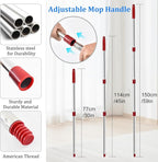 Mop Handle for Ocedar, Spin Mop Handle Replacement for O Cedar, 4 Section 30" - Image 2