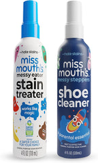 Miss Mouth's Messy Eater Stain Treater and Messy Steppers Shoe Cleaner Magic Duo by TheHateStainsCo