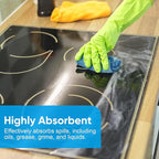 Microfiber Cleaning Cloth, 50 Sheets Shop Towels Commercial Grade Washcloths - Image 4