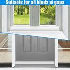 Draft Seal Tape for Doors and Windows 3 in x 40 Ft Silicone Weather Stripping - Image 6