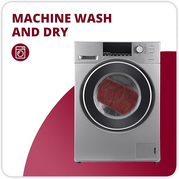 Toilet Rugs U Shaped Bathroom Rug, Machine Washable Non Slip Quick Dry Super - Image 5
