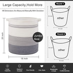 OIAHOMY 80L Laundry Hamper - Image 4