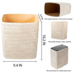 Polytree Bathroom Trash Can 1.8 Gallon Small Kitchen Garbage Can, Decor - Image 2