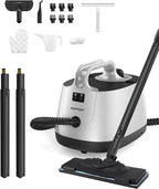 Steam Cleaner, 293°F 58 PSI Powerful Multipurpose Handheld Steam Mop by aspiron