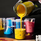 50 Pack Plastic Mixing Cups, 20 oz, Disposable Measuring Cups - Image 3