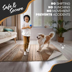 Nevlers Non Slip 3'x5' Rug Pads | White PVC Foam Rug Gripper - Image 3