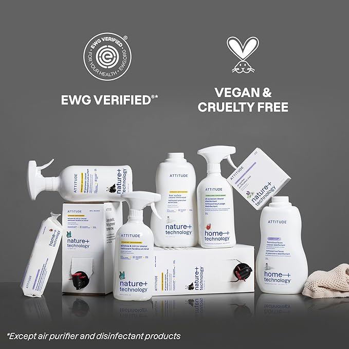 ATTITUDE Floor Cleaner, EWG Verified, Streak-Free, Vegan & Plant-Based - Image 6