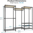 VIPEK V5L Garment Rack Heavy Duty Clothes Racks - Image 6