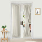 DWCN French Door Curtains – Rod Pocket Thermal Blackout Curtain by DWCN