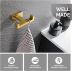 Angle Simple Towel Hook for Bathroom, SUS 304 Stainless Steel Hand Towel Holder - Image 5