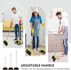 NACENA Broom and Dustpan Set, 55-in Long Adjustable Handle Broom Dustpan Combo - Image 7