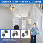 Microfiber Feather Duster 5-in-1 Kit - Image 4