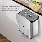 EKO Kitchen Compost Bin, 7L / 1.85 Gal Stainless Steel - Image 6
