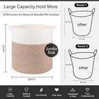 OIAHOMY 80L Laundry Hamper, Storage Basket - Image 4