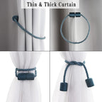 4 Pack Blue Strong Magnetic Curtain Tiebacks Outdoor Elegant Decorative Tie - Image 5