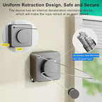 13.8ft Retractable Clothesline, Non-sag Clothesline, Indoor & Outdoor Heavy - Image 5