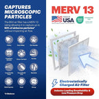 BNX TruFilter 24x24x1 Air Filter MERV 13 - Image 2
