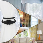 6 Pack Magnetic Curtain Tiebacks Rope Modern Handmade Curtain Tie Backs - Image 6