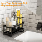 Sponge Holder for Kitchen Sink, Stainless Steel Sink Caddy - Image 2