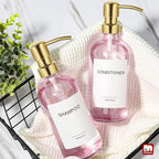 GMISUN Pink Soap Dispenser Bathroom, 2 Pack Kitchen Hand and Dish Soap - Image 8