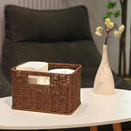 HOONEX Large Woven Baskets for Storage, Paper Rope Baskets - Image 4
