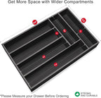 Kitchen Wood Utensil Tray Silverware Drawer Organizer Wooden Cutlery Trays - Image 5