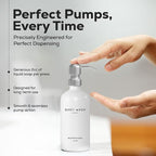 White Shampoo and Conditioner Dispenser Set by Brighter Barns - Image 4