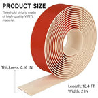 16.4Ft Floor Transition Strip Self Adhesive Vinyl Cover Floor Strip Flat - Image 2