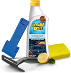 Cerama Bryte Glass Cooktop and Stove Top Cleaner Combo Kit by CeramaBryte