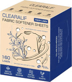 CLEARALIF laundry Fabric Softener Sheets, Fresh Linen Scent, 160 Loads by CLEARALIF