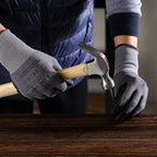LOCCEF Safety Work Gloves MicroFoam Nitrile Coated-12 Pairs, Seamless Knit - Image 5