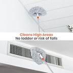 Wall Cleaner Mop with 82" Long Handled Baseboard Cleaner Tool with 3 - Image 5