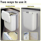 Soddeph 3.2 Gallon Foldable Hanging Trash Can - Image 5