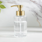 Enra Foam Soap Dispenser, 12oz Thick Glass Bathroom Soap Dispenser by Enra