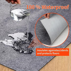 Non-Slip Rug Pads 1/4” Thick, 2x3Ft Waterproof Rugs Non Skid Rug Pad - Image 3