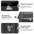 Aoxun 3.3' x 5.6' Metal Storage Shed - Image 4